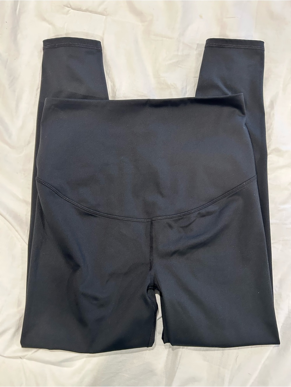 Motherhood Black Maternity Leggings - Smooth Stretch